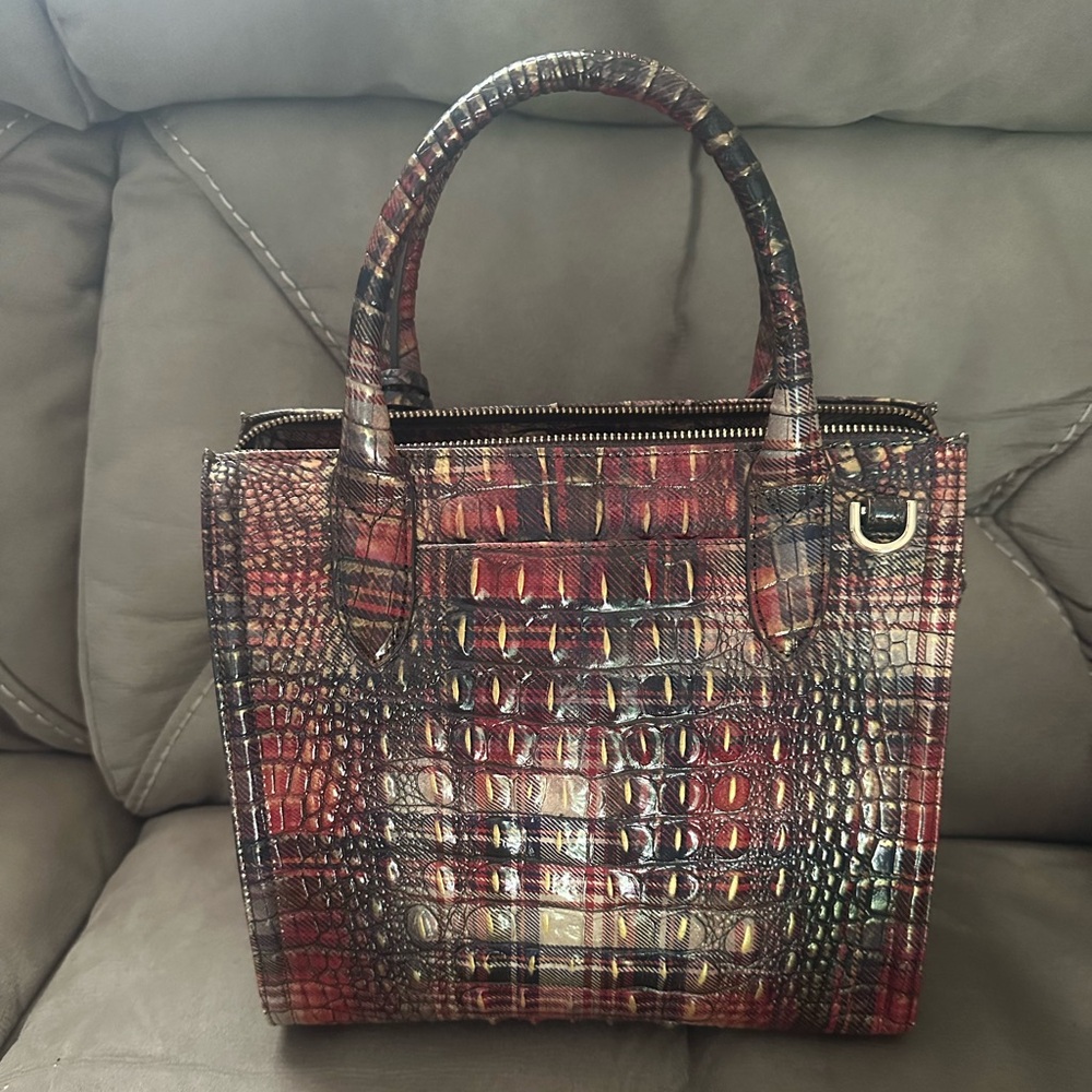 LIKE NEW BRAHIM SMALL CAROLINE FLANNEL MELBOURNE WITH DUST BAG